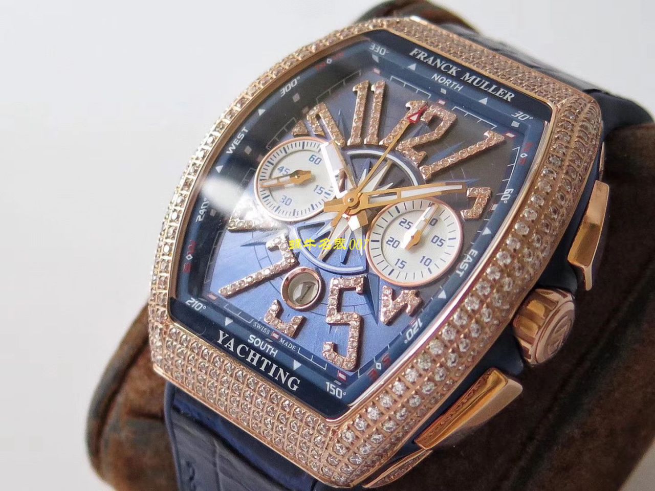【台湾厂Franck Muller复刻高仿手表】法兰克穆勒MEN'S COLLECTION系列V 45 CC DT YACHT腕表 / FL063