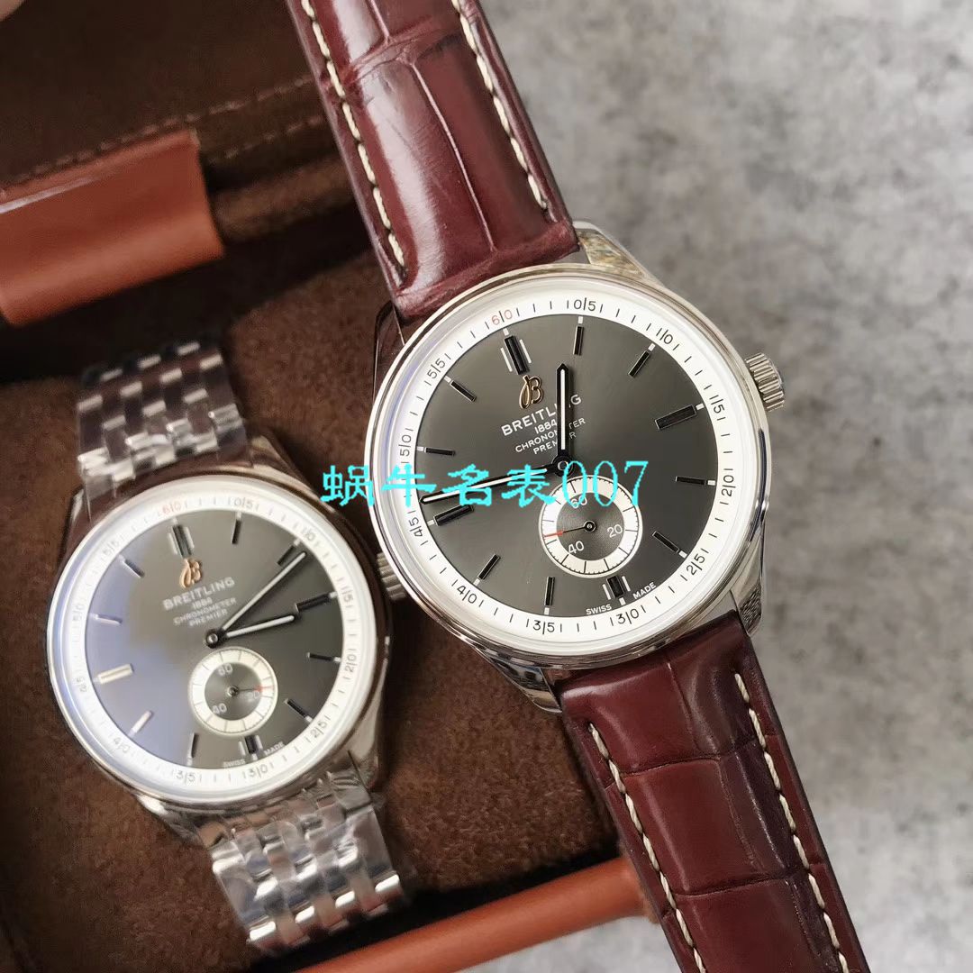 【Breitling渠道原单】百年灵璞雅系列A37340351B1A1，A37340351B1X2腕表 / BL118