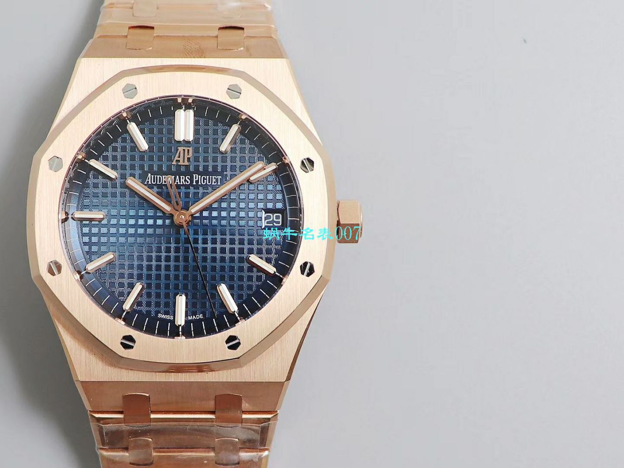 【OM厂Audemars Piguet复刻高仿表】爱彼皇家橡树系列15500OR.OO.1220OR.01，15500OR.OO.D002CR.01腕表 