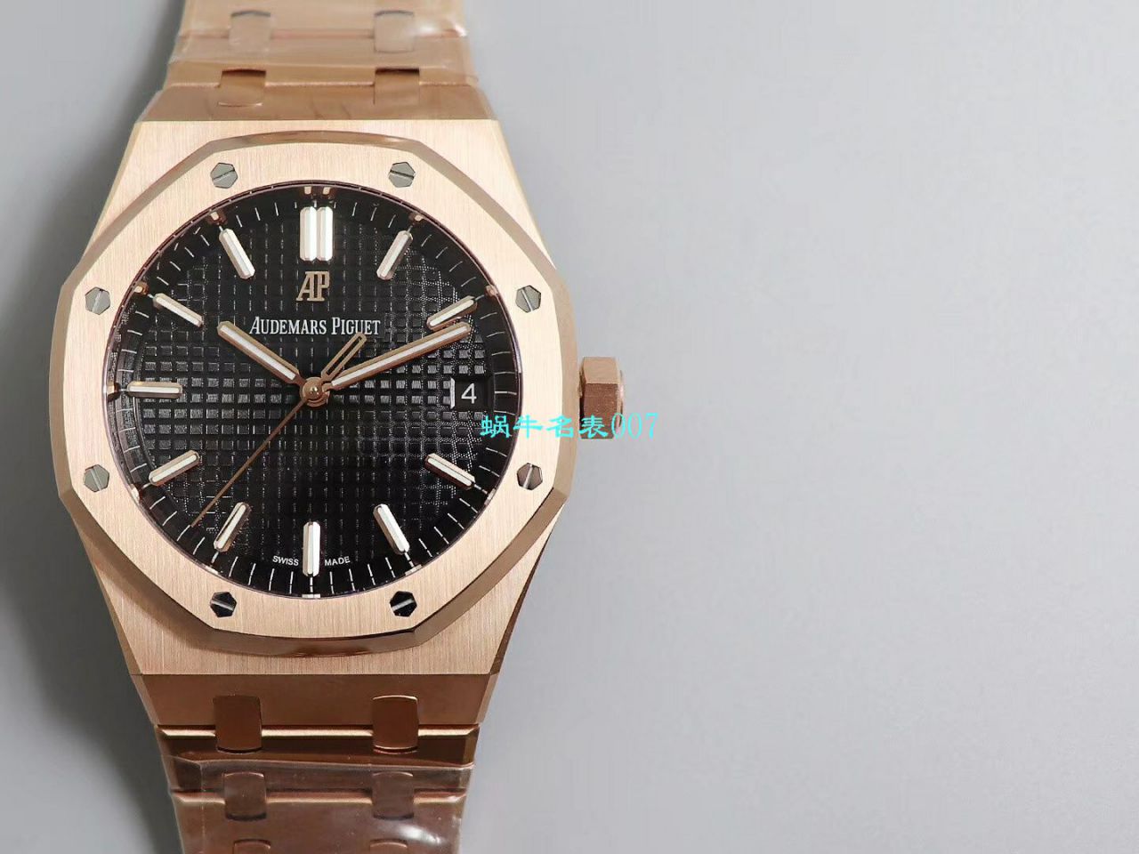 【OM厂Audemars Piguet复刻高仿表】爱彼皇家橡树系列15500OR.OO.1220OR.01，15500OR.OO.D002CR.01腕表 / AP181