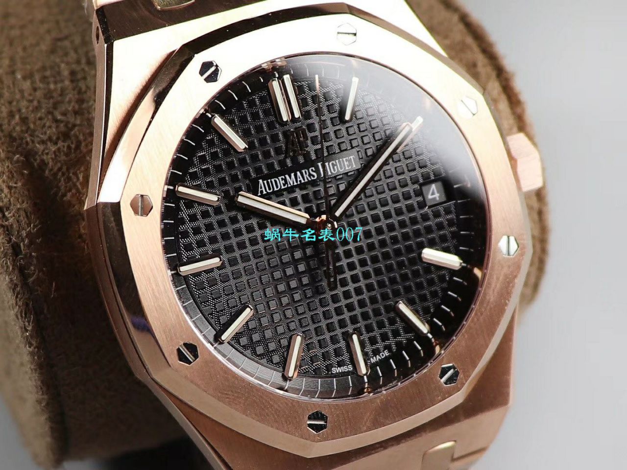 【OM厂Audemars Piguet复刻高仿表】爱彼皇家橡树系列15500OR.OO.1220OR.01，15500OR.OO.D002CR.01腕表 / AP181