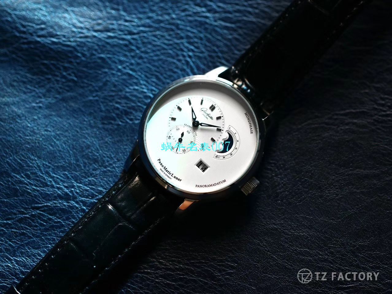 【TZ厂Glashütte Original复刻表】格拉苏蒂原创偏心系列1-90-02-42-32-05腕表 