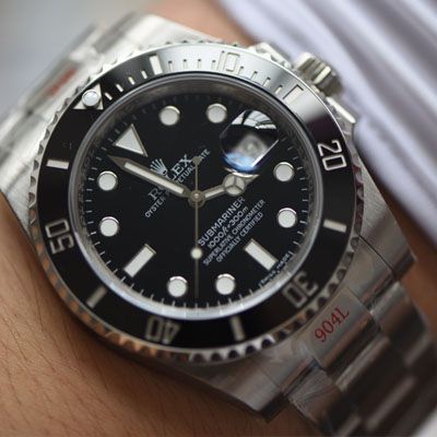 【视频评测N厂V10版本Rolex黑水鬼仿表】劳力士潜航者型系列116610LN-97200黑盘腕表价格报价