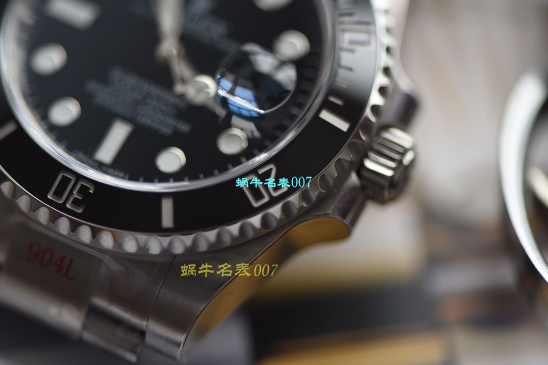 【视频评测N厂V10版本Rolex黑水鬼仿表】劳力士潜航者型系列116610LN-97200黑盘腕表 / R391