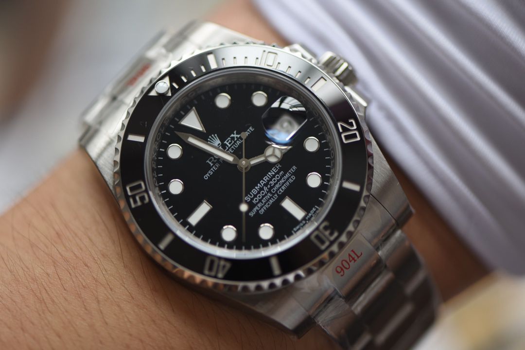 【视频评测N厂V10版本Rolex黑水鬼高仿表】劳力士潜航者型系列116610LN-97200黑盘腕表 / R391