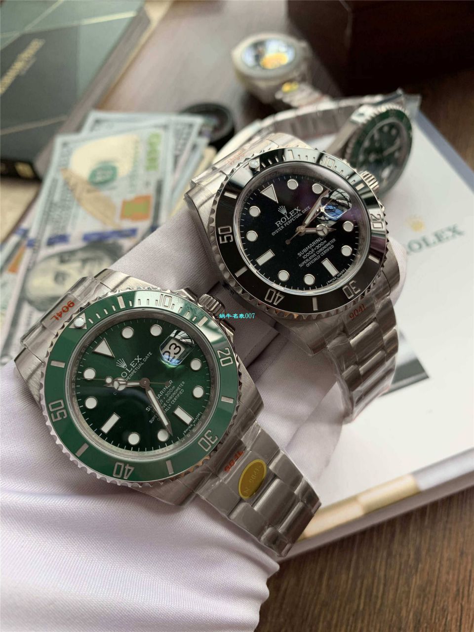 【视频评测最完‎美复刻​Rolex绿水鬼‎SUBN厂V10升​级版】劳力士潜航者型系列116610LV-97200绿盘腕表 / R392