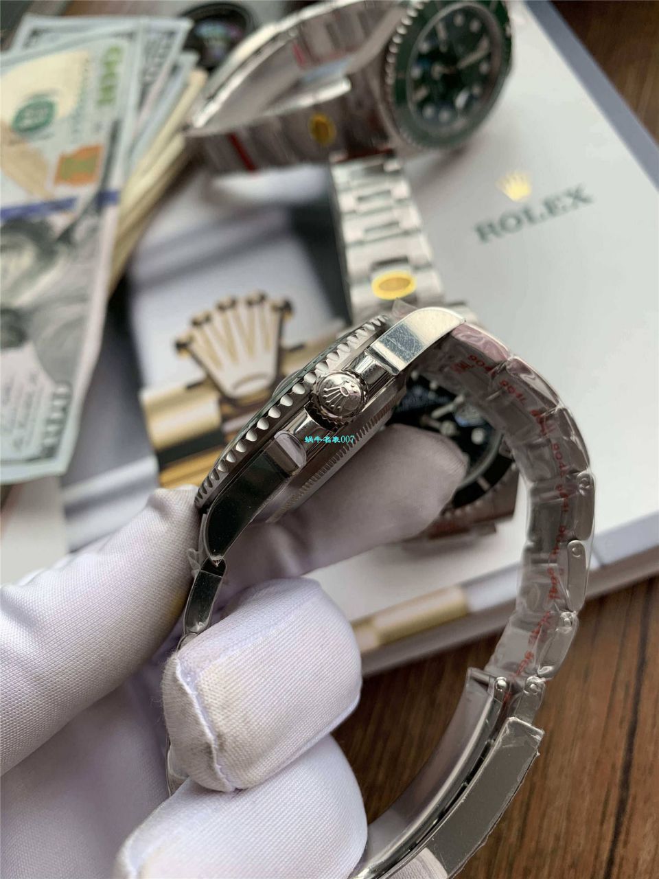 【视频评测最完‎美复刻高仿​Rolex绿水鬼‎SUBN厂V10升​级版】劳力士潜航者型系列116610LV-97200绿盘腕表 / R392