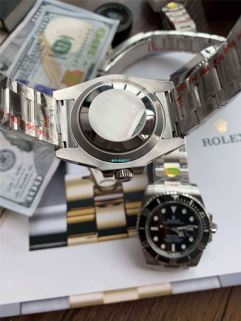 【视频评测最完‎美复刻高仿​Rolex绿水鬼‎SUBN厂V10升​级版】劳力士潜航者型系列116610LV-97200绿盘腕表 / R392