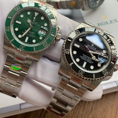【视频评测最完‎美复刻高仿​Rolex绿水鬼‎SUBN厂V10升​级版】劳力士潜航者型系列116610LV-97200绿盘腕表 / R392