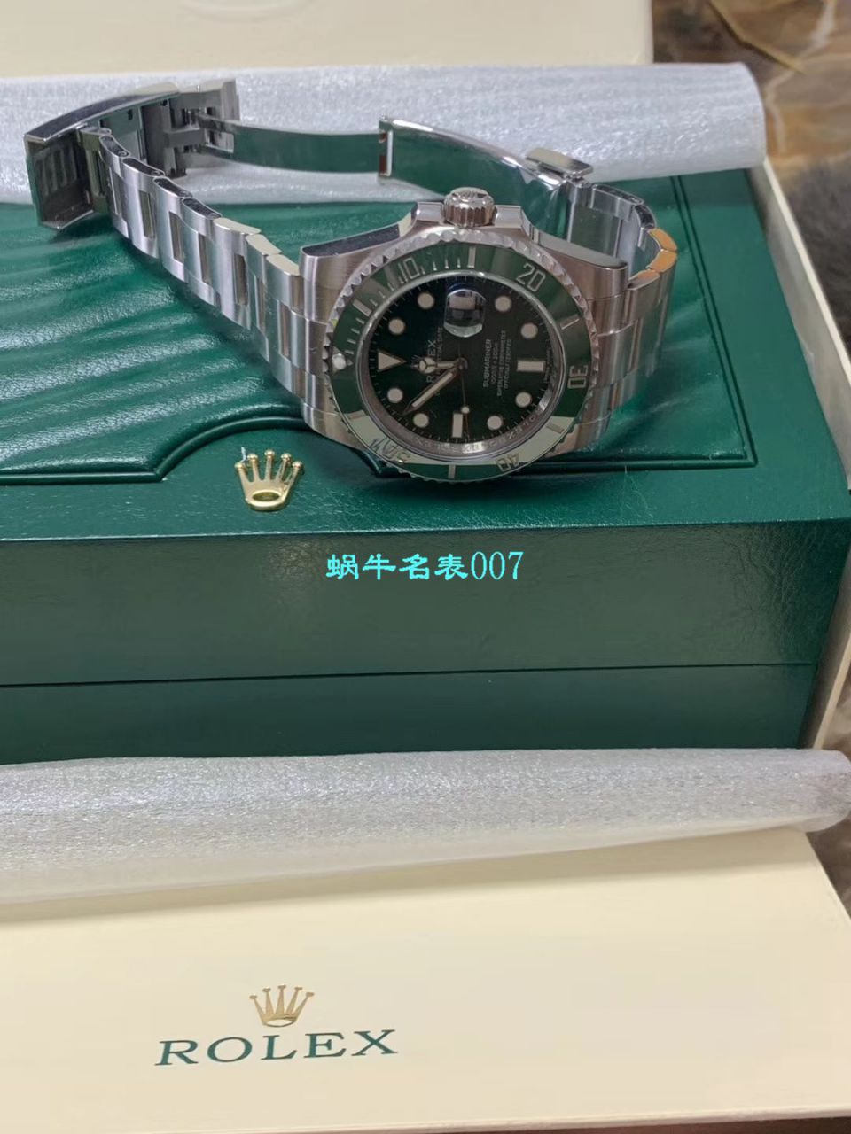 【视频评测最完‎美复刻​Rolex绿水鬼‎SUBN厂V10升​级版】劳力士潜航者型系列116610LV-97200绿盘腕表 / R392