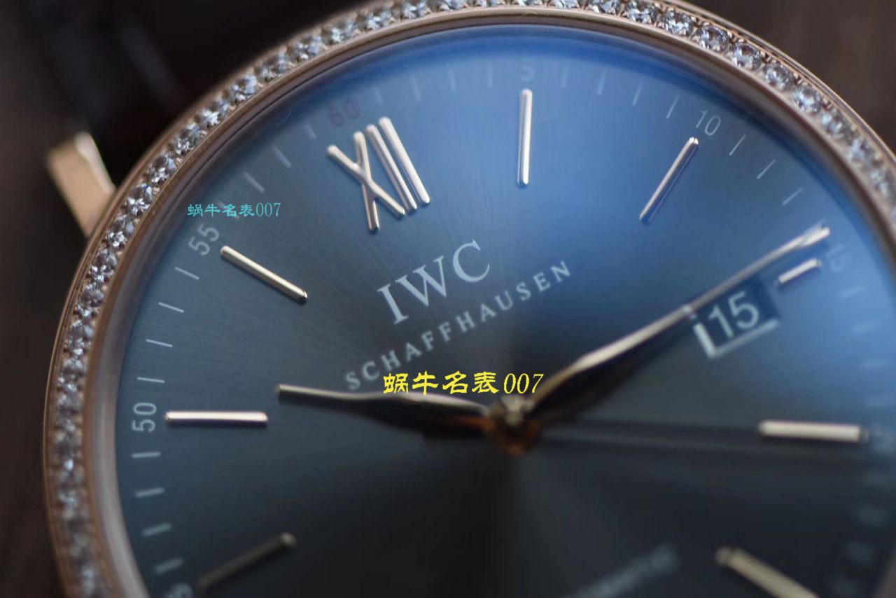 【视频评测V7厂目前全市场最好的“莫桑石”钻圈版本】万国柏涛菲诺系列IW356515，IW356516腕表 