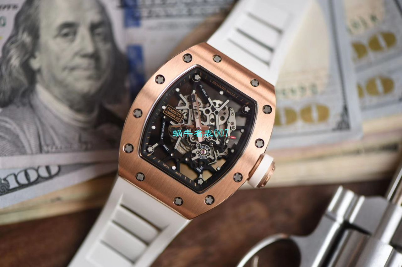 【视频评测KV台湾厂复刻手表】理查德米勒RICHARD MILLE RM 035 Americas ＂美国公牛＂纪念版 / KV035GNIU