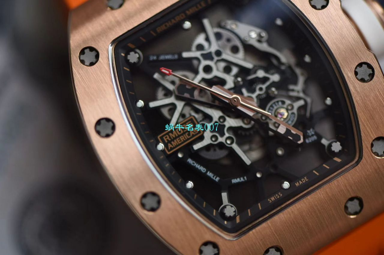 【视频评测KV台湾厂复刻手表】理查德米勒RICHARD MILLE RM 035 Americas ＂美国公牛＂纪念版 / KV035GNIU