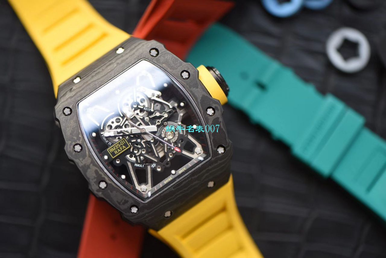 【视频评测NT厂升级版复刻手表】理查德米勒Richard Mille男士系列RM 35-02腕表 