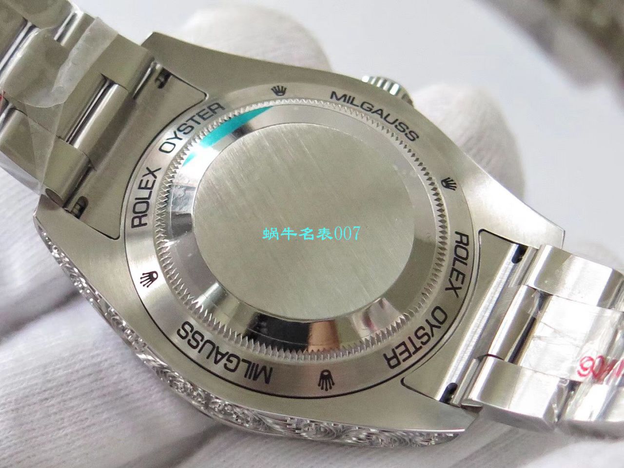 DJ创新之作，以劳力士Milgauss为雏形配合业内最顶尖的篆刻手艺，ROLEX Milgauss雕花纹身腕表 