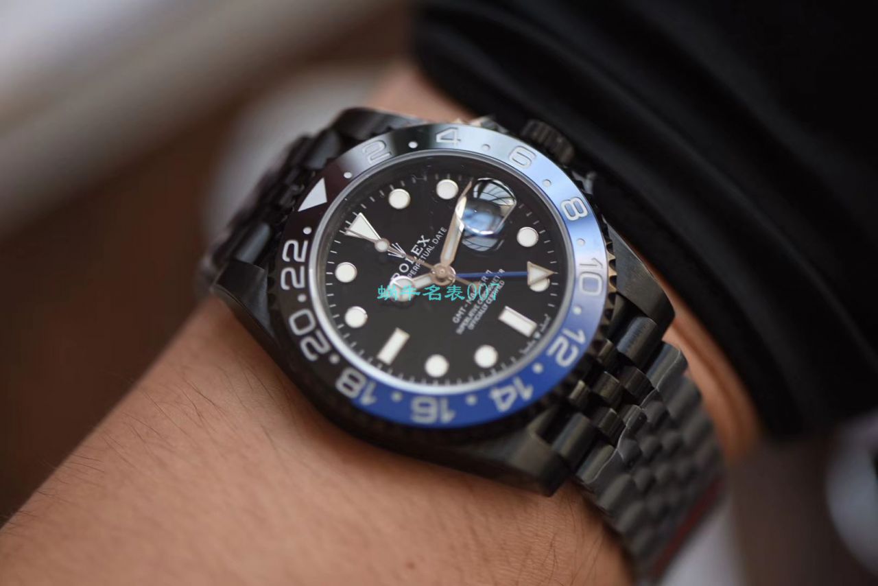 【LF厂超A精手表】Batman定制版劳力士格林尼治可乐圈Rolex GMT-Master II 126710BLRO-0001 