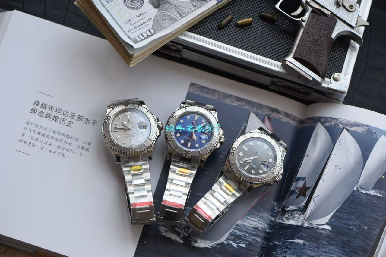 【视频评测N厂Rolex复刻高仿手表】904钢劳力士游艇名仕YM型系列116622-78760 银盘腕表 / R512