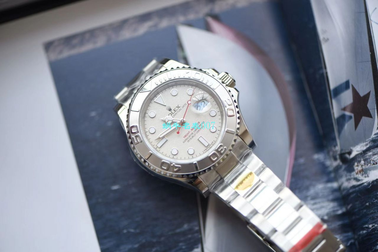 【视频评测N厂Rolex复刻高仿手表】904钢劳力士游艇名仕YM型系列116622-78760 银盘腕表 / R512