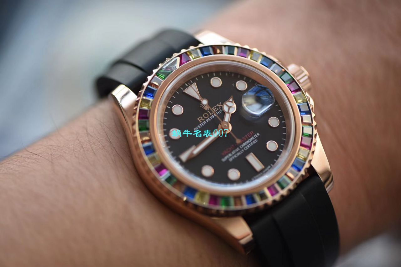 【DJ厂Rolex糖豆超A高仿手表】劳力士游艇名仕型系列116695SATS腕表 / R517