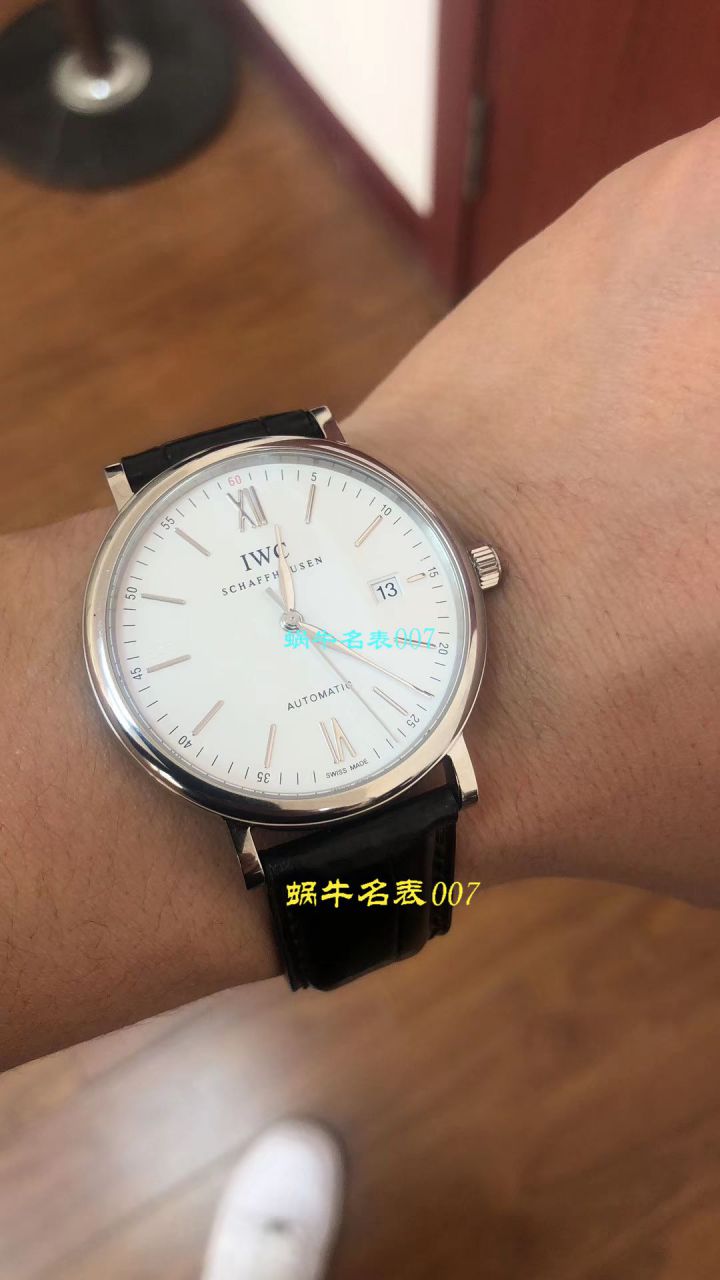 【视频评测V7厂IWC复刻表】万国表柏涛菲诺系列IW356501腕表 / WG398