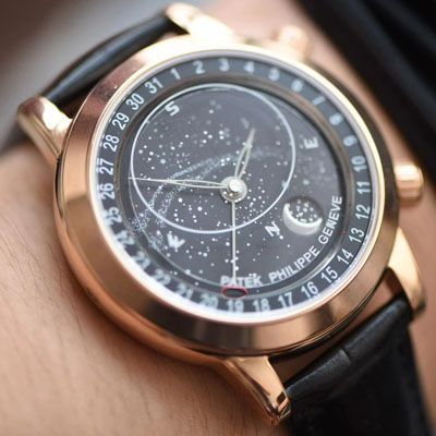 【台湾厂百达翡丽星空多少钱】百达翡丽超级复杂功能计时复刻高仿6102R-001腕表