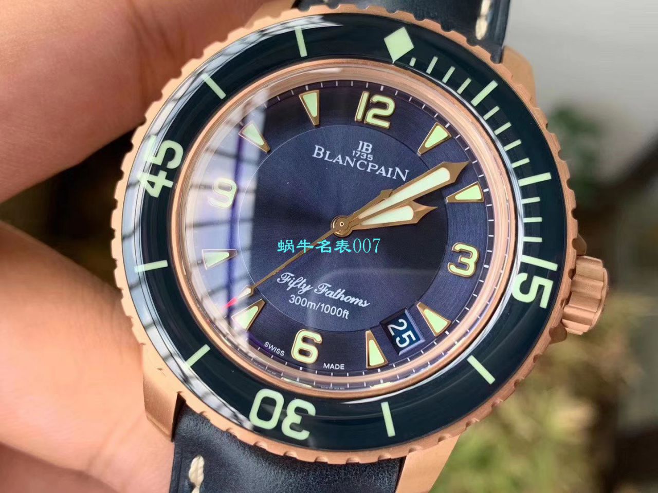 【ZF厂Blancpain超A复刻高仿手表】宝珀五十噚系列5015-3603C-63B腕表 / BP066