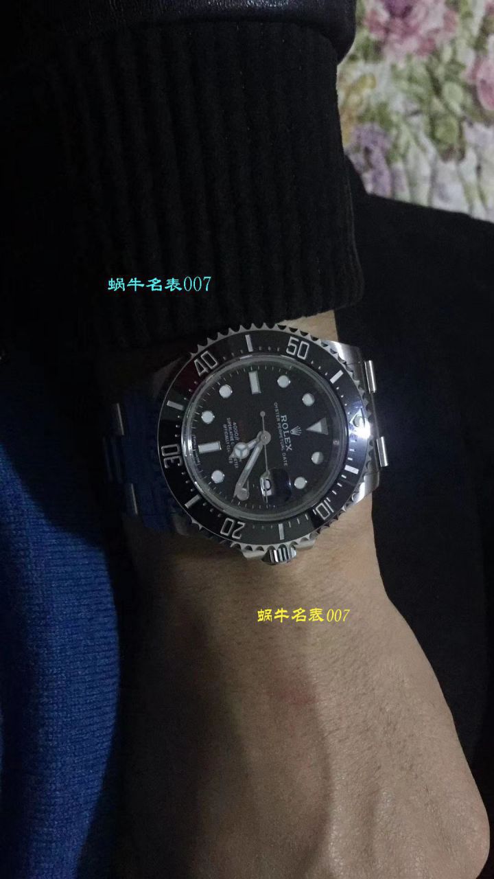 【视频评测N厂最新升级版43毫米单红鬼王】劳力士海使型复刻高仿m126600-0001腕表 / R269