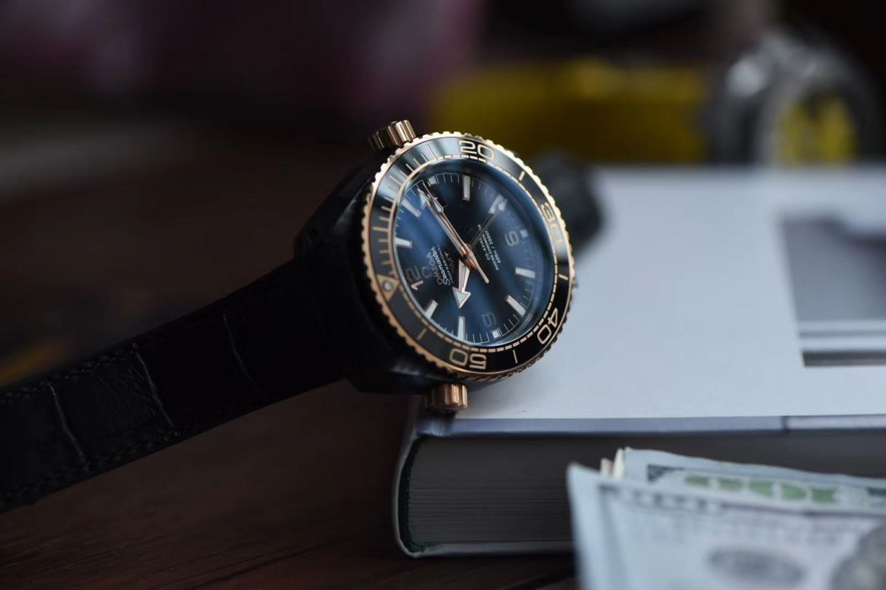 【VS厂顶级复刻OMEGA手表】欧米茄海马系列深海之黑全陶瓷215.63.46.22.01.001腕表 / M609