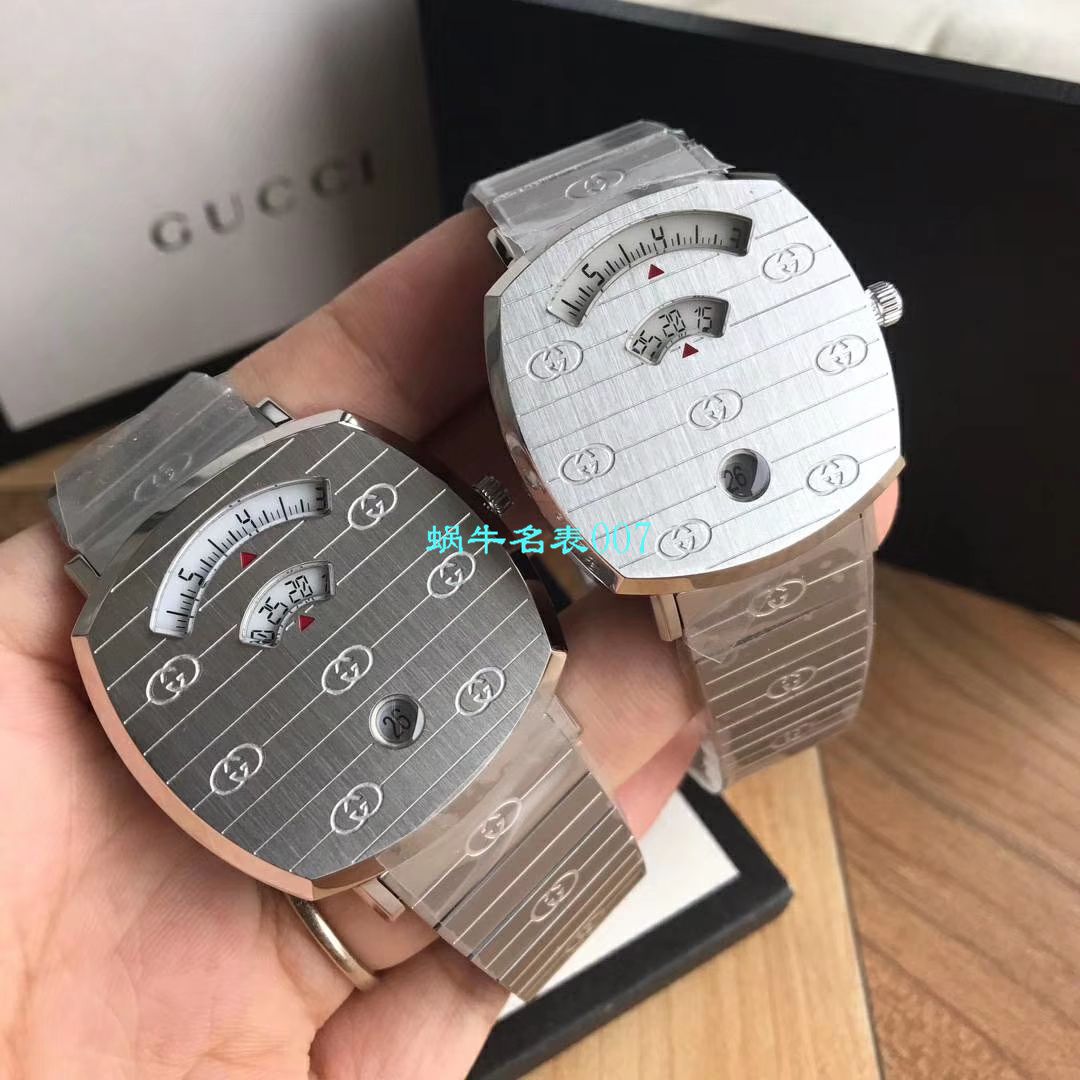 【渠道原单】original Gucci,‌古驰‌新款 Grip‌系列腕表YA157403，YA157401手表 