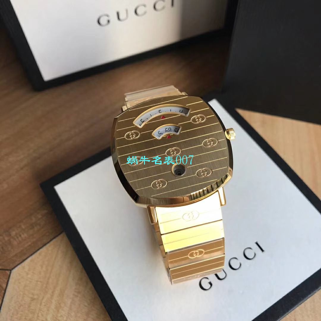 【渠道原单】original Gucci,‌古驰‌新款 Grip‌系列腕表YA157403，YA157401手表 / GUCCIKK19