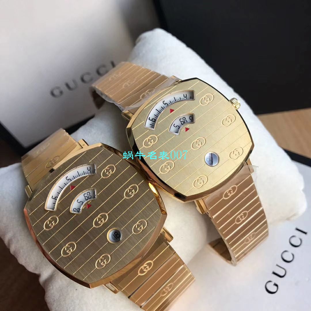 【渠道原单】original Gucci,‌古驰‌新款 Grip‌系列腕表YA157403，YA157401手表 / GUCCIKK19