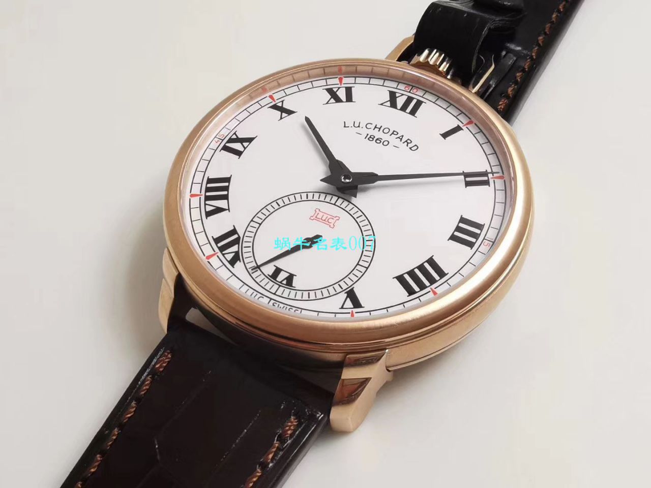 【LUC厂Chopard复刻手表】萧邦L.U.C系列L.U.C THE TRIBUTE系161923-1001腕表‎与‎怀表一‎体腕表 