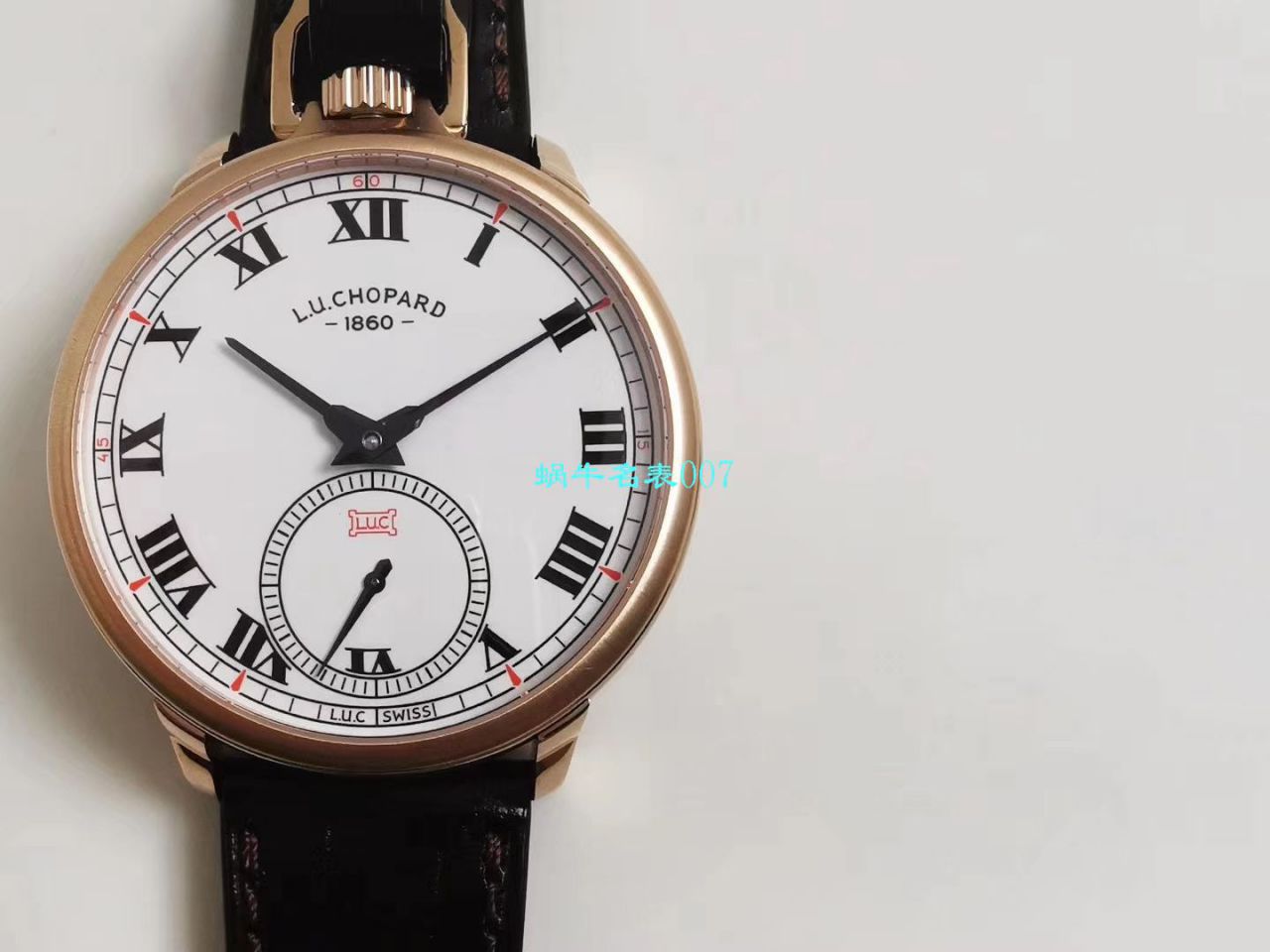 【LUC厂Chopard复刻手表】萧邦L.U.C系列L.U.C THE TRIBUTE系161923-1001腕表‎与‎怀表一‎体腕表 / XB052