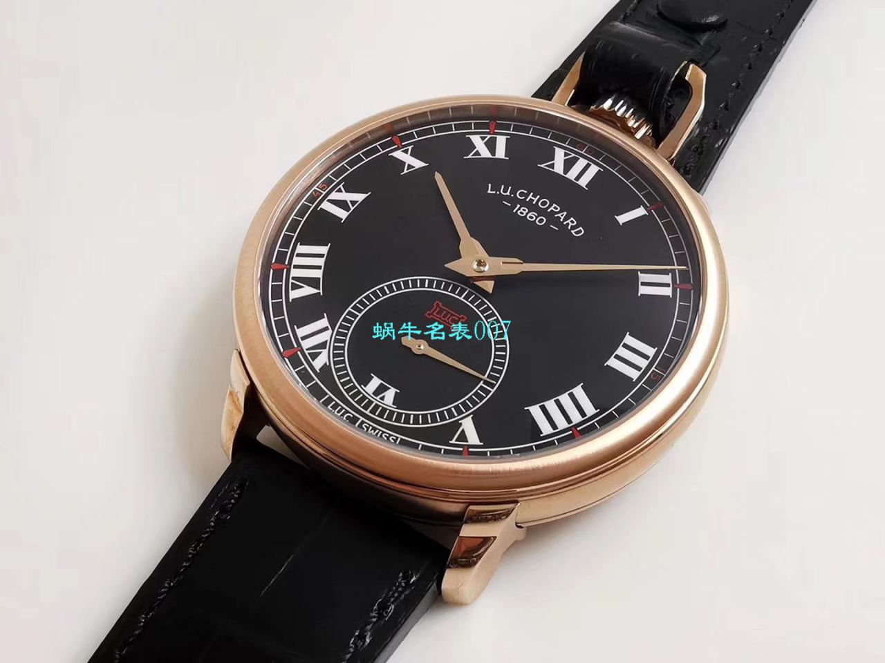 【LUC厂Chopard复刻手表】萧邦L.U.C系列L.U.C THE TRIBUTE系161923-1001腕表‎与‎怀表一‎体腕表 