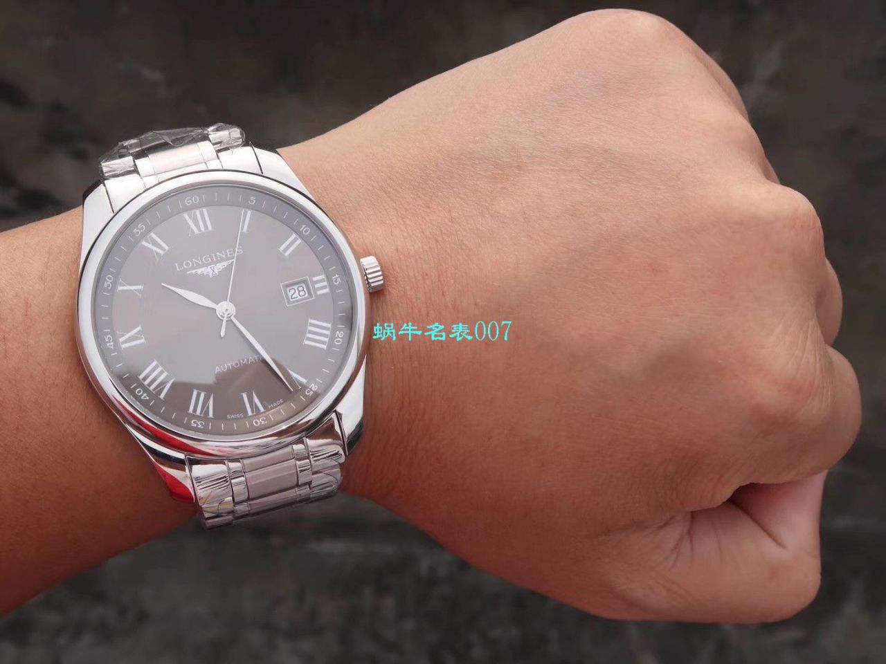 【V9厂1:1超A精仿手表】浪琴名匠系列L2.793.5.57.7腕表 
