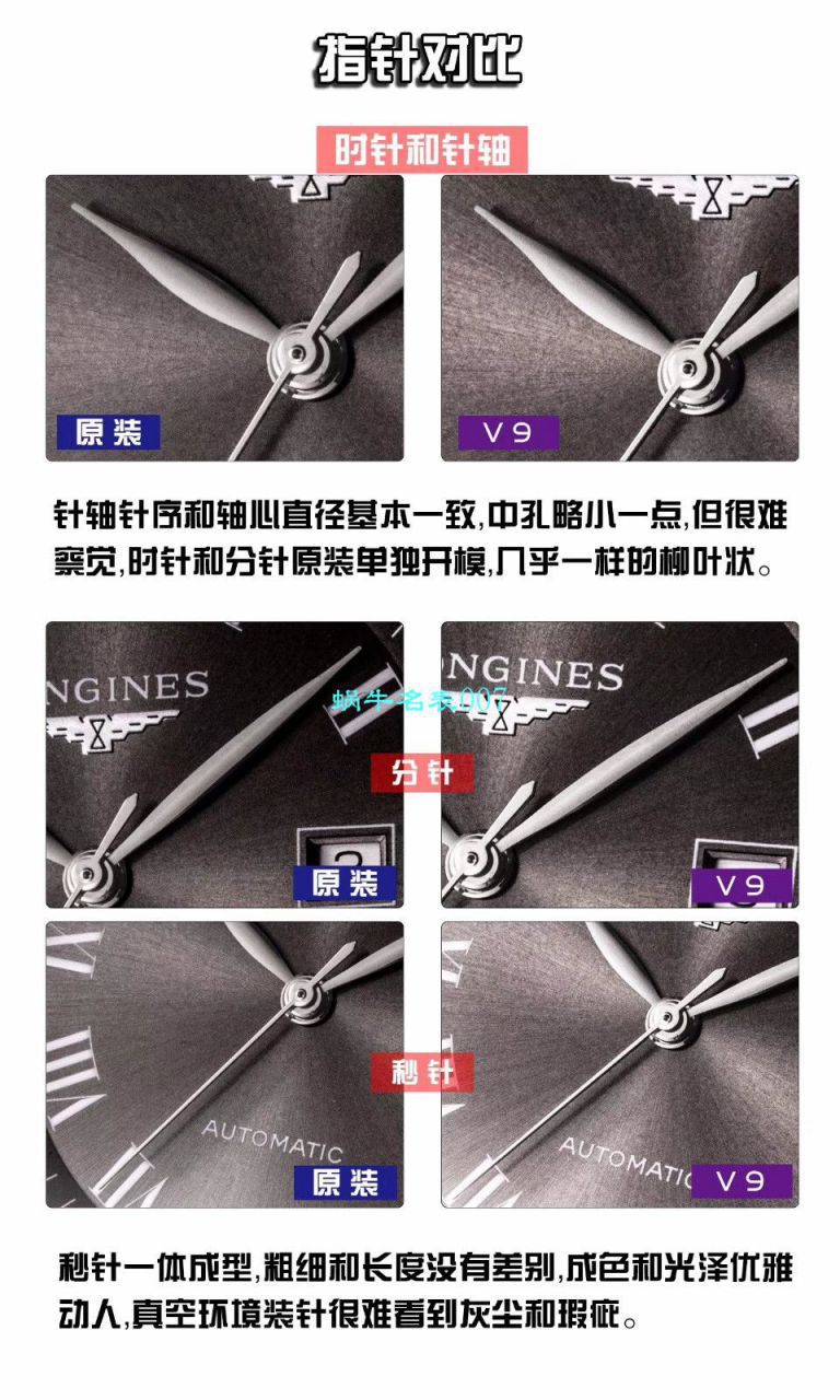 【V9厂一比一高精仿手表】浪琴名匠系列L2.648.4.78.6腕表 / L139