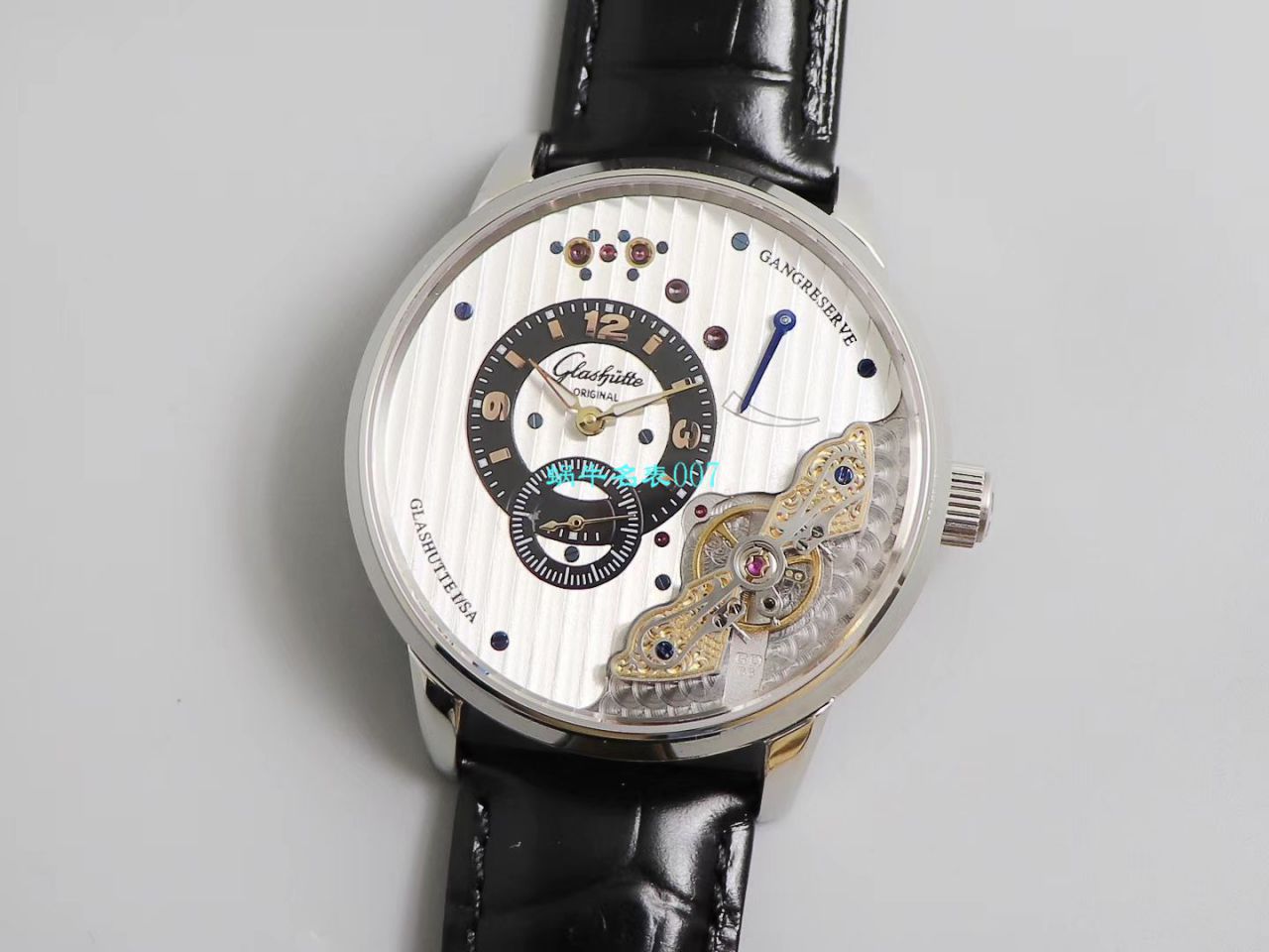 【TZ厂顶级复刻手表】格拉苏蒂原创偏心系列1-66-06-04-22-05腕表 / GLA060