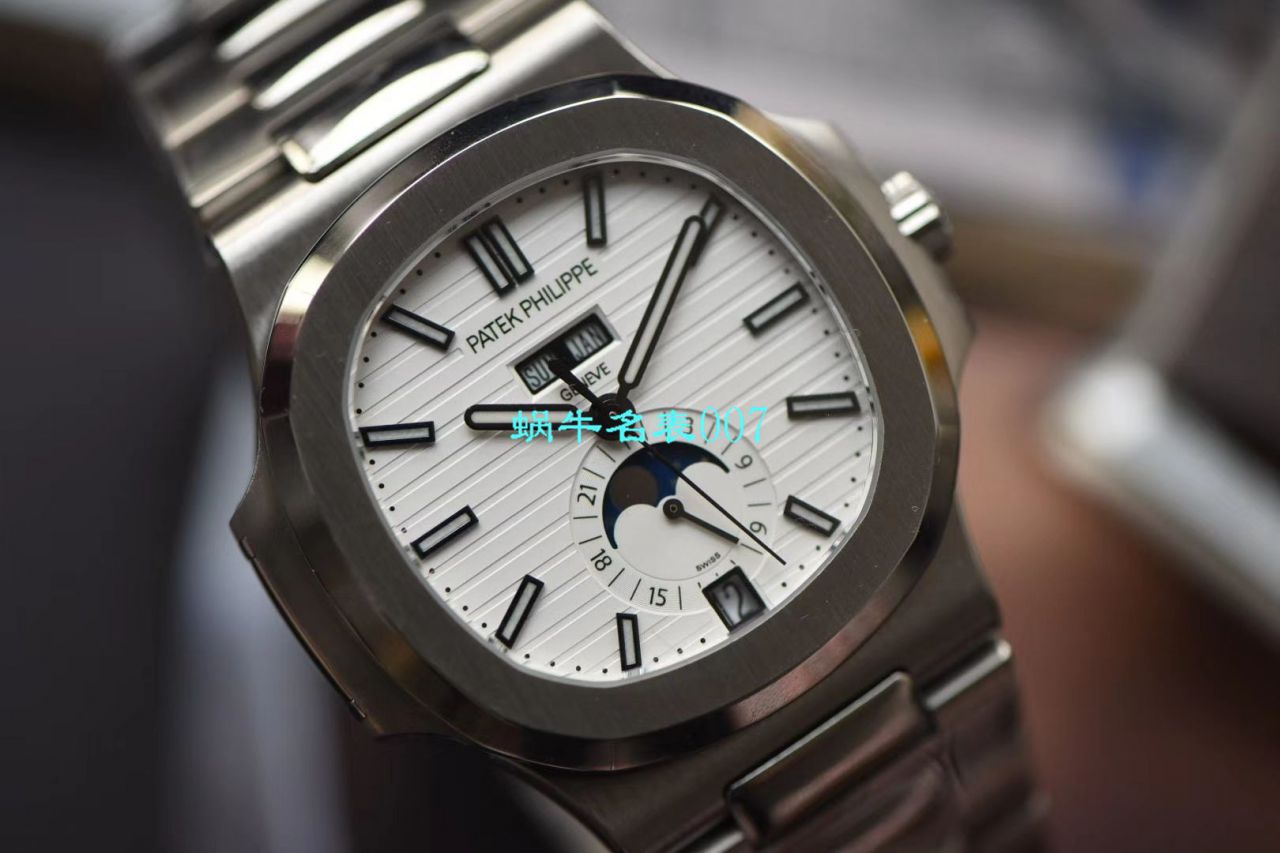 【GR厂官网复刻鹦鹉螺手表】百达翡丽运动优雅系列5726/1A-014腕表 