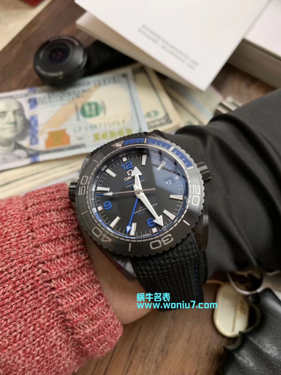 VS厂欧米茄海马深海之黑全陶瓷顶级复刻OMEGA手表215.63.46.22.01.001腕表 / M609