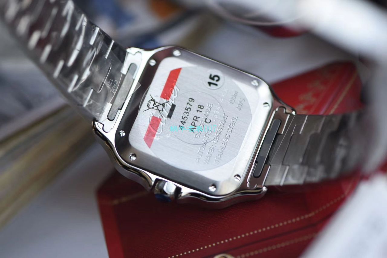 【V6厂官网超A高仿手表】卡地亚山度士系列W2SA0007（中号）腕表 