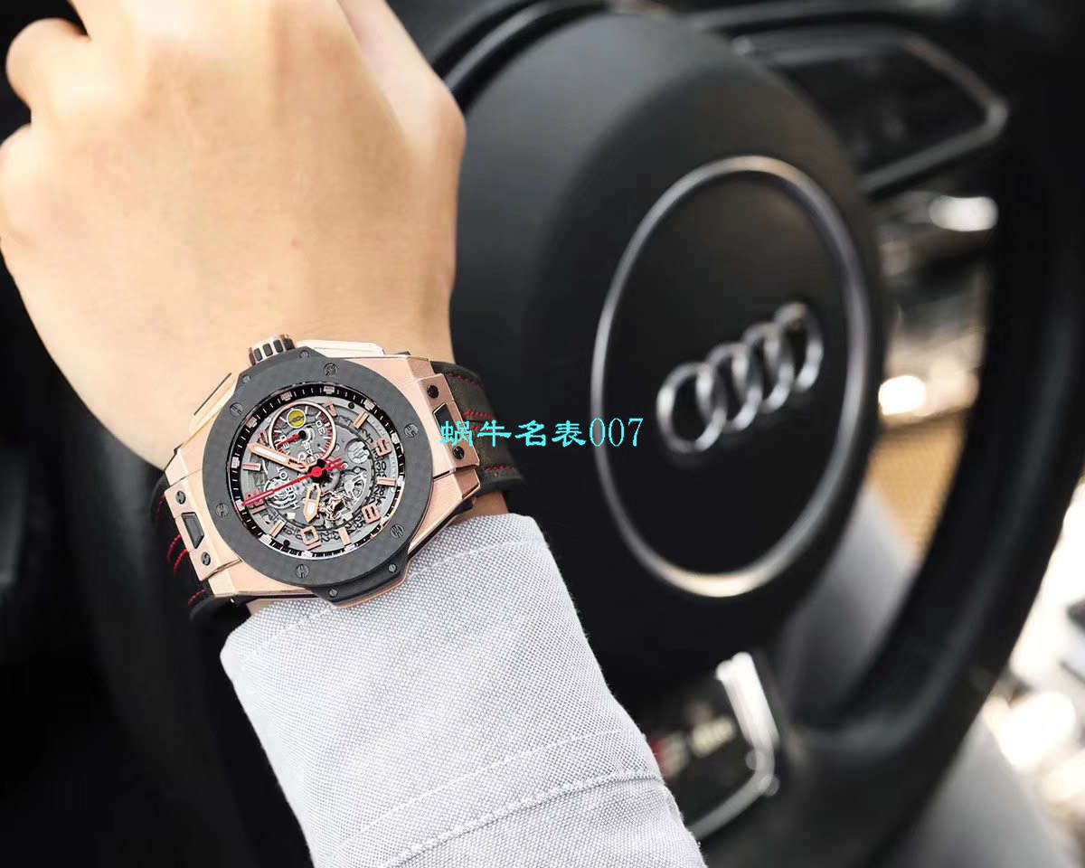 V6厂王金降临顶级复刻宇舶法拉利Hublot Big Bang Ferrari Titanium F7系列401.OQ.0123.VR腕表 