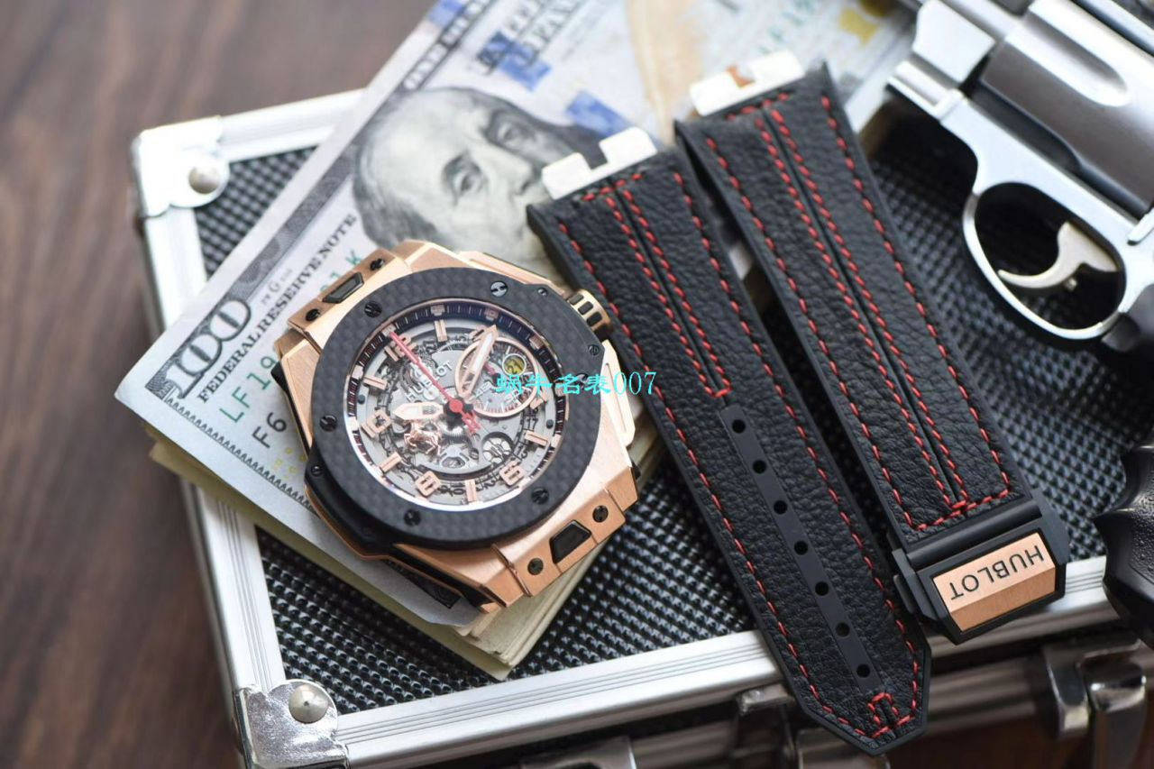 V6厂王金降临顶级复刻宇舶法拉利Hublot Big Bang Ferrari Titanium F7系列401.OQ.0123.VR腕表 / YUB078V6