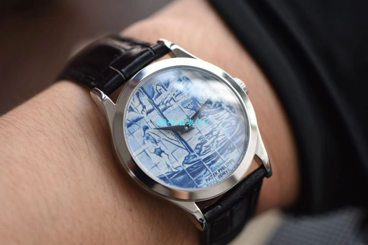 FL厂超A高仿手表百达翡丽古典表系列5089G-062太加斯河上垂钓腕表 