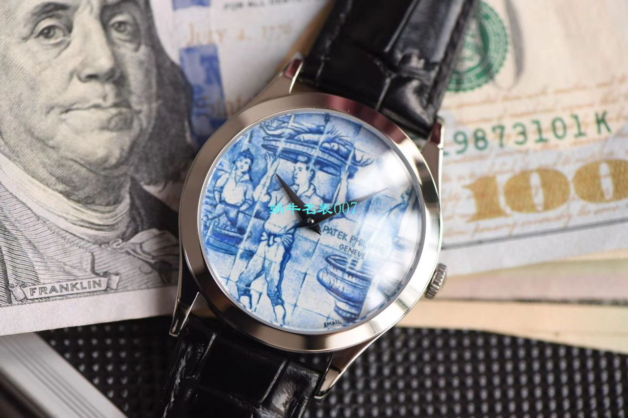 FL厂超A高仿手表百达翡丽古典表系列5089G-062太加斯河上垂钓腕表 