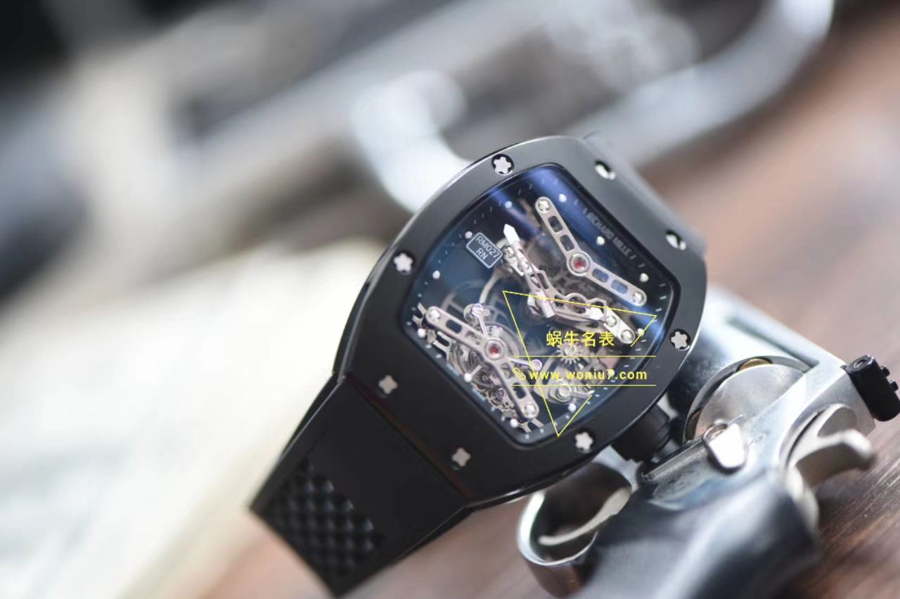 视频分析EUR厂陀飞轮RICHARD MILLE理查德米勒RM 027 顶级复刻高仿TOURBILLON RAFAEL NADAL腕表 / RM027EUR02