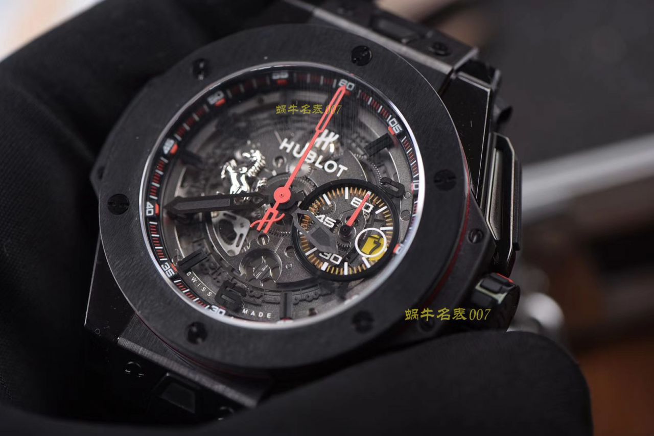 视频讲解V6厂复刻宇舶法拉利Hublot Big Bang Ferrari Ceramic F11系列401.CX.0123.VR腕表 