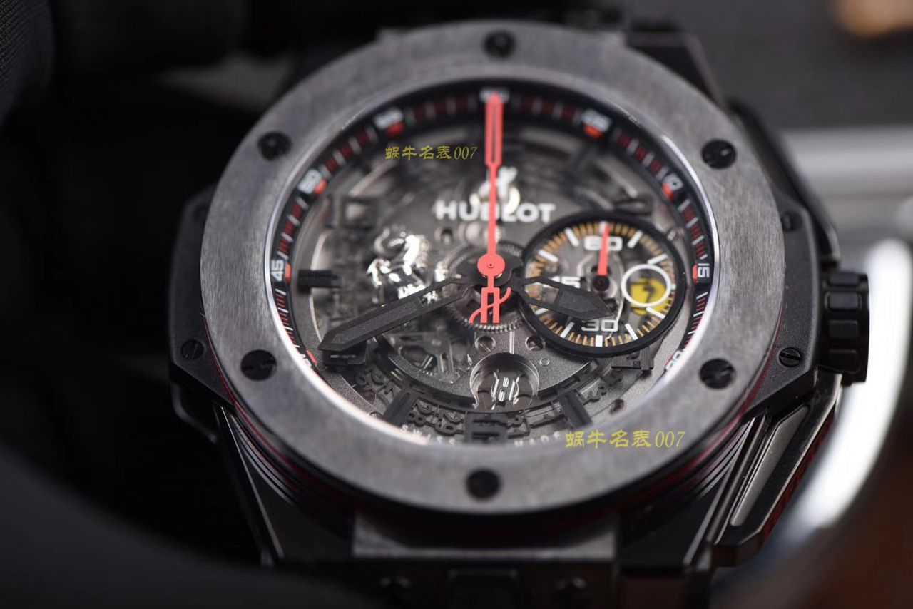 视频讲解V6厂复刻宇舶法拉利Hublot Big Bang Ferrari Ceramic F11系列401.CX.0123.VR腕表 