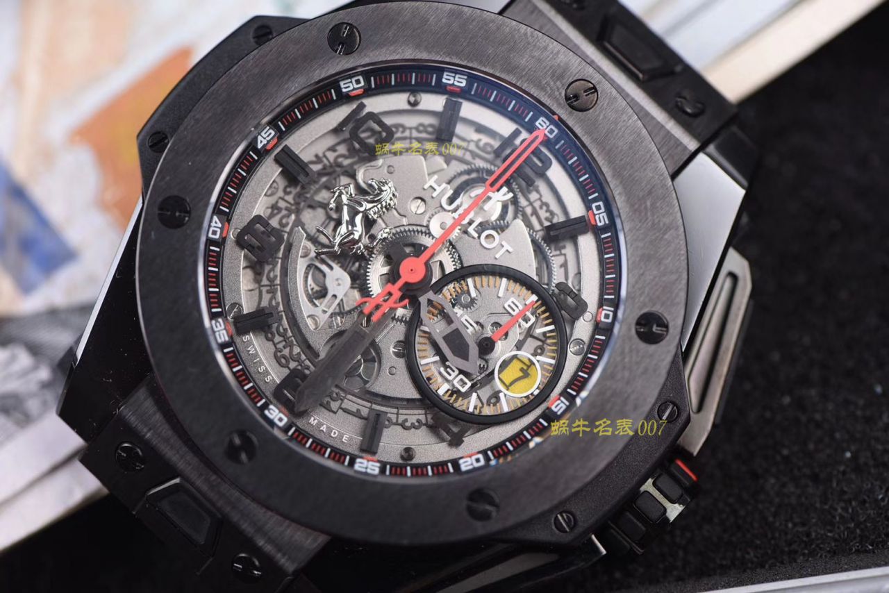 视频讲解V6厂复刻宇舶法拉利Hublot Big Bang Ferrari Ceramic F11系列401.CX.0123.VR腕表 