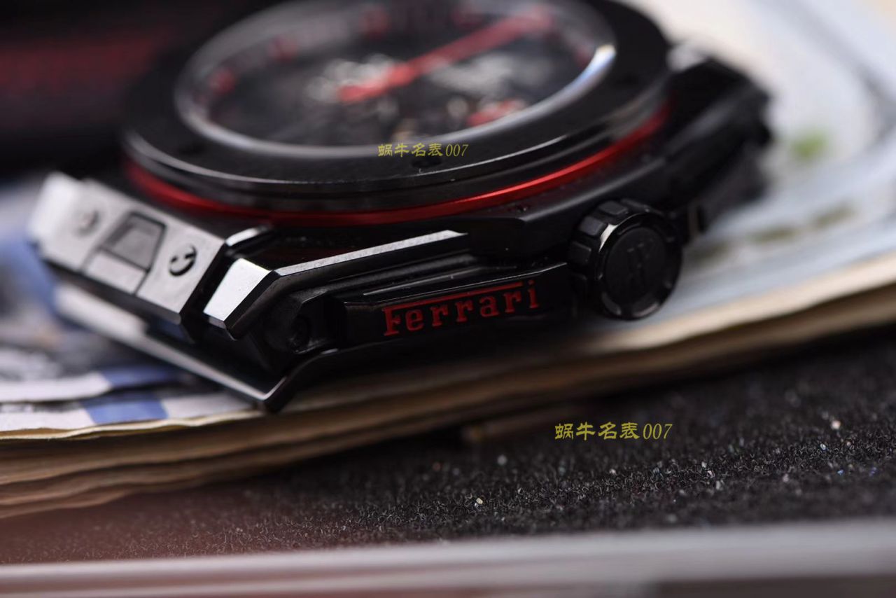 视频讲解V6厂复刻宇舶法拉利Hublot Big Bang Ferrari Ceramic F11系列401.CX.0123.VR腕表 / YB062V6