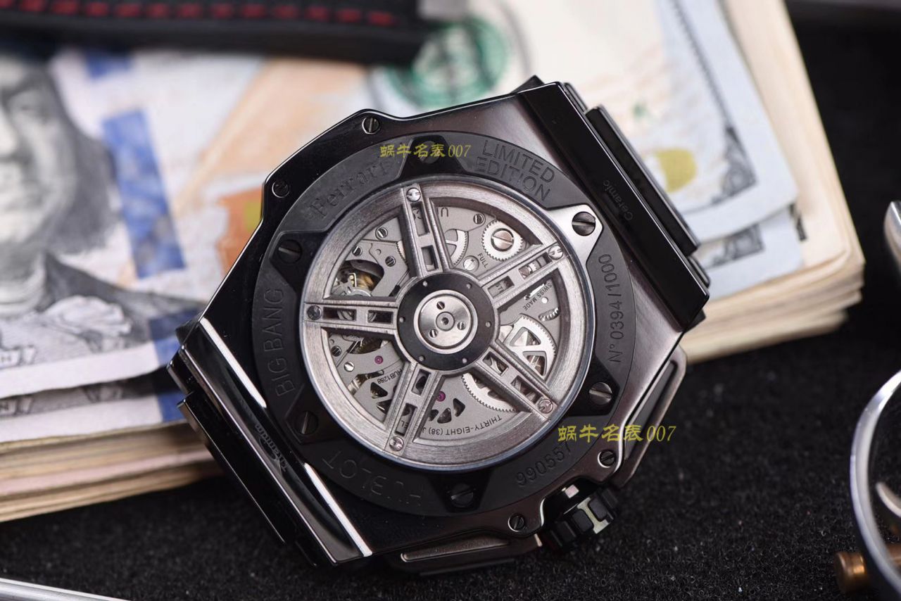 视频讲解V6厂复刻宇舶法拉利Hublot Big Bang Ferrari Ceramic F11系列401.CX.0123.VR腕表 / YB062V6